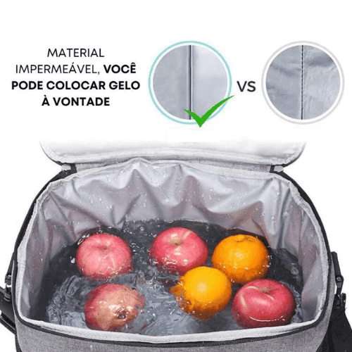 Mochila ULTRA Cooler - À PROVA D'ÁGUA + 24h BEBIDA GELADA + 30L MOCHILA - Recomendei