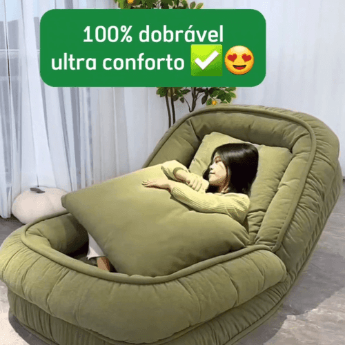 Sofá Puff ULTRA RECLINÁVEL - Use pra tudo + BRINDE EXCLUSIVO - Recomendei