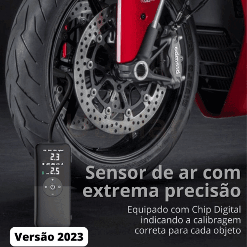 Compressor ULTRA PLUS Portátil - ENCHE O QUE QUISER + BRINDE EXCLUSIVO - Recomendei