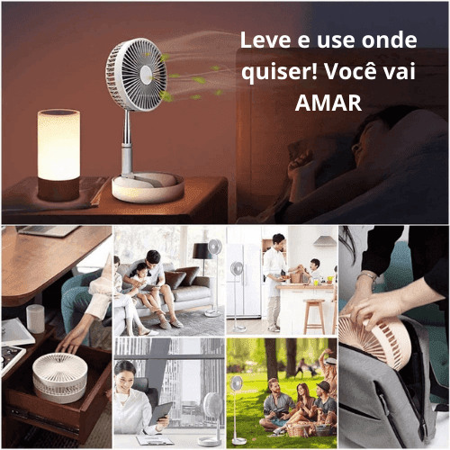 VentULTRA - Ventilador ULTRA Dobrável + TURBO POTENTE + BRINDE EXCLUSIVO (BLACK FRIDAY) - Minha loja